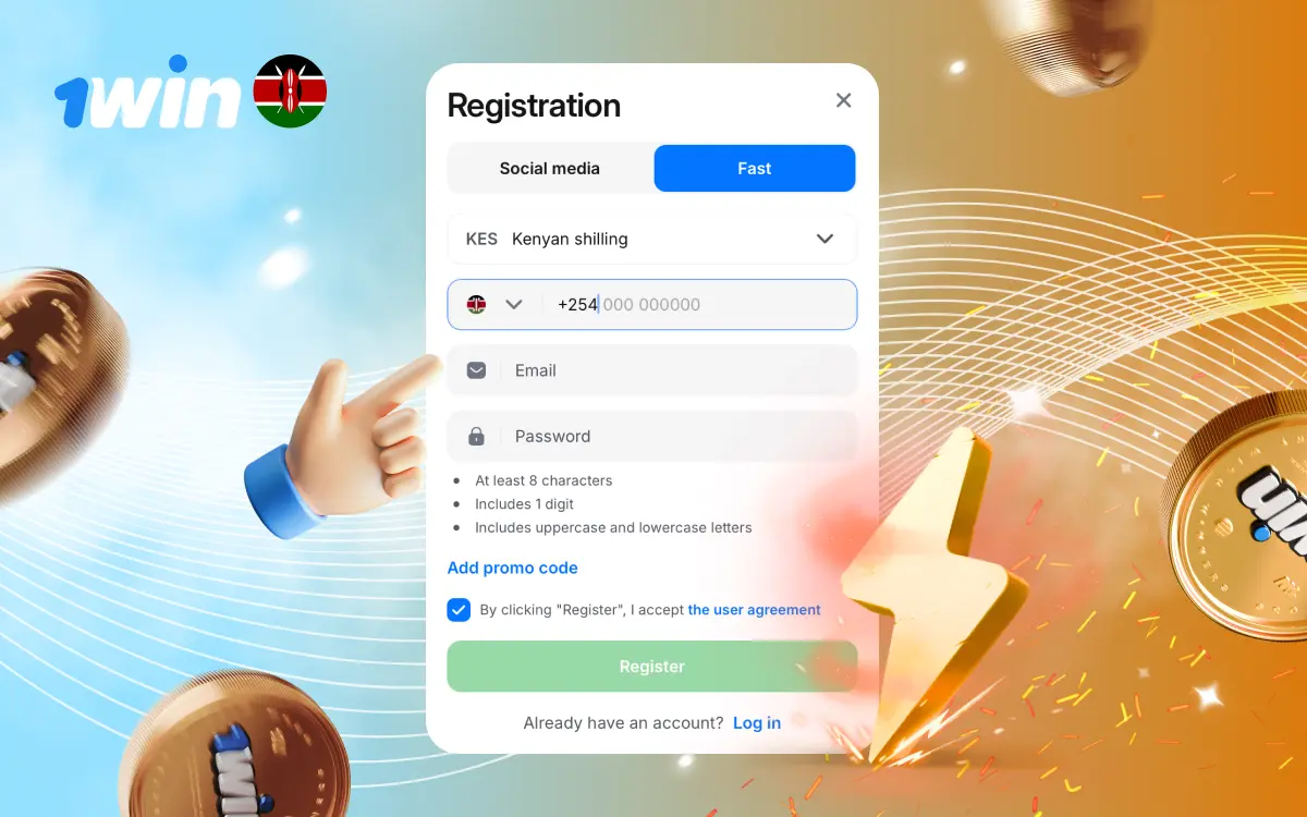 1Win Kenya: One-Click Registration – Instant Access | Claim 500% Bonus